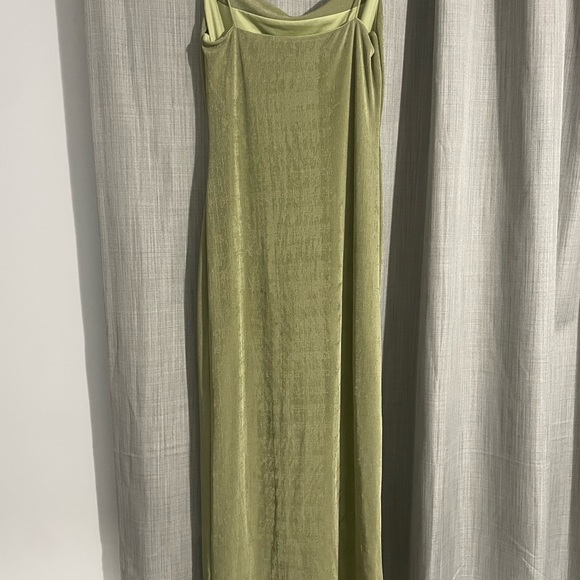 Olive green petal and pup dress - Picture 6 of 6